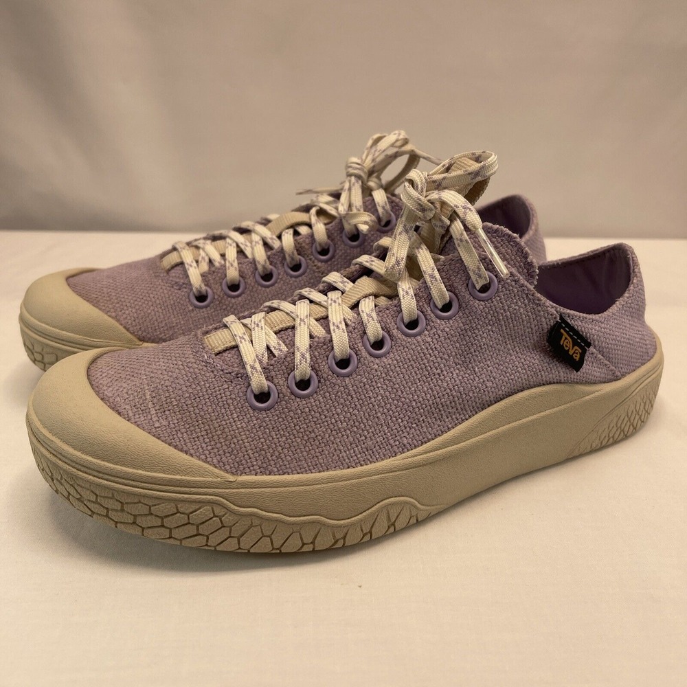 Teva Purple and Cream Athletic Shoes